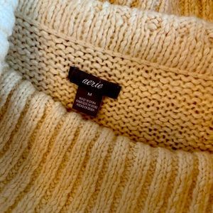 Aerie off the shoulder cropped sweater